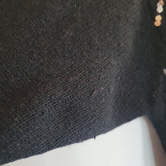 VTG Silk/Angora/Lambs Wool Preferred Classix Sequinned Evening Fancy Sweater L - Picture 3 of 8